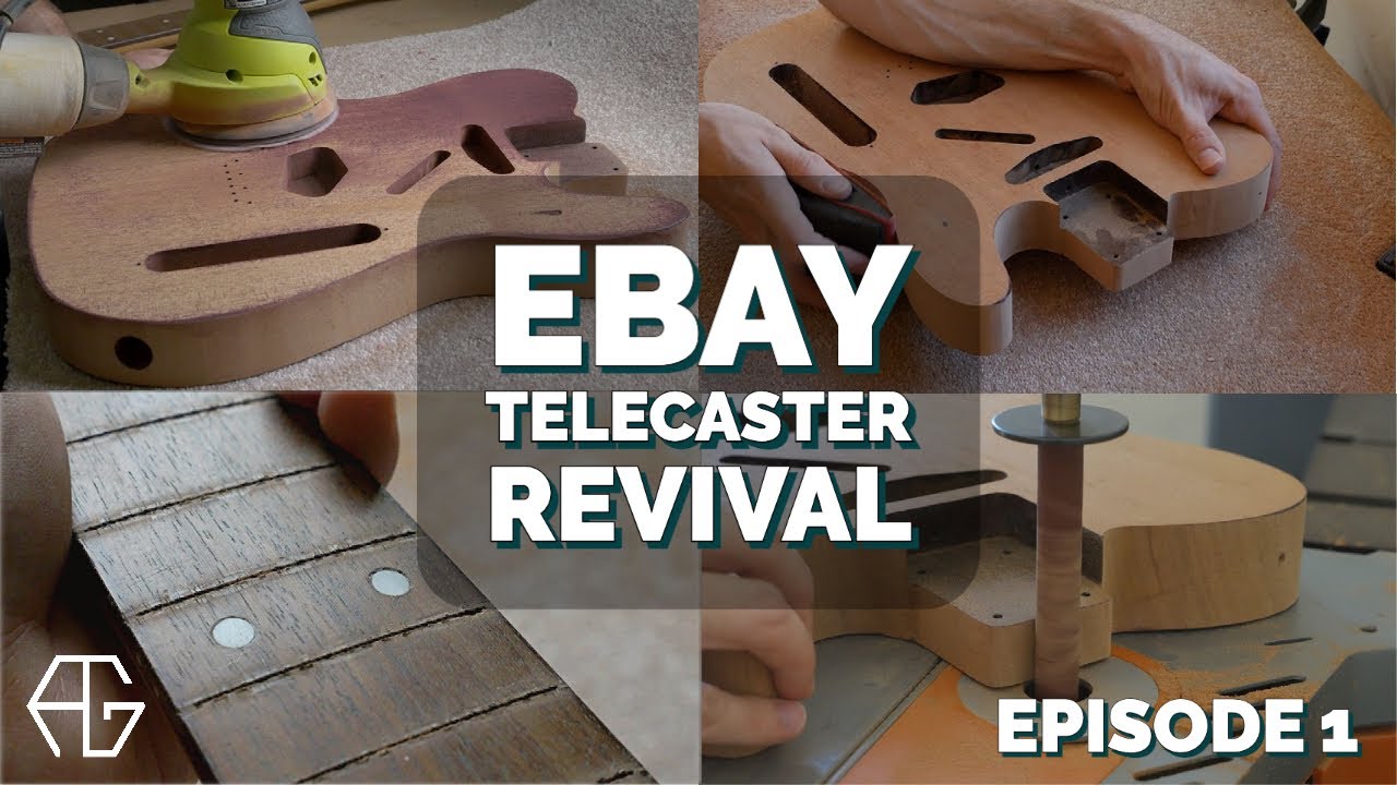 The Project Begins! || eBay Telecaster Revival || Episode 1 || DIY Partscaster Guitar Build