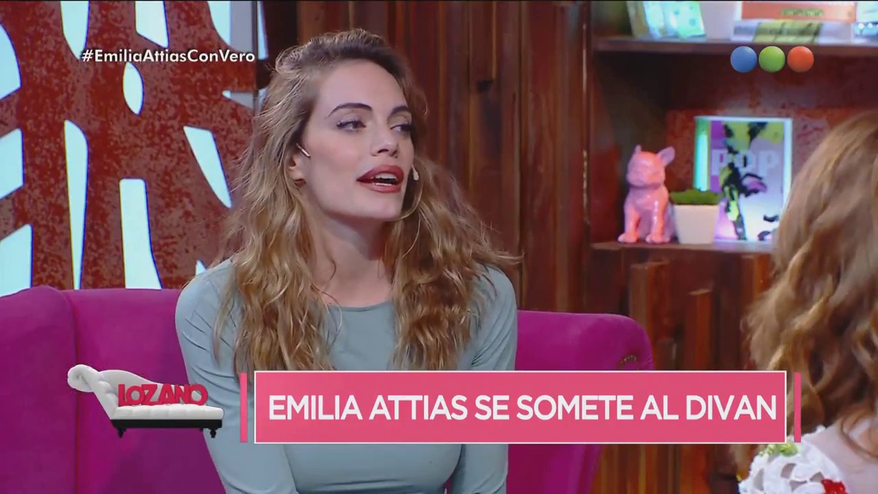 Emilia Attias en Cortá por Lozano (31-07-2017)