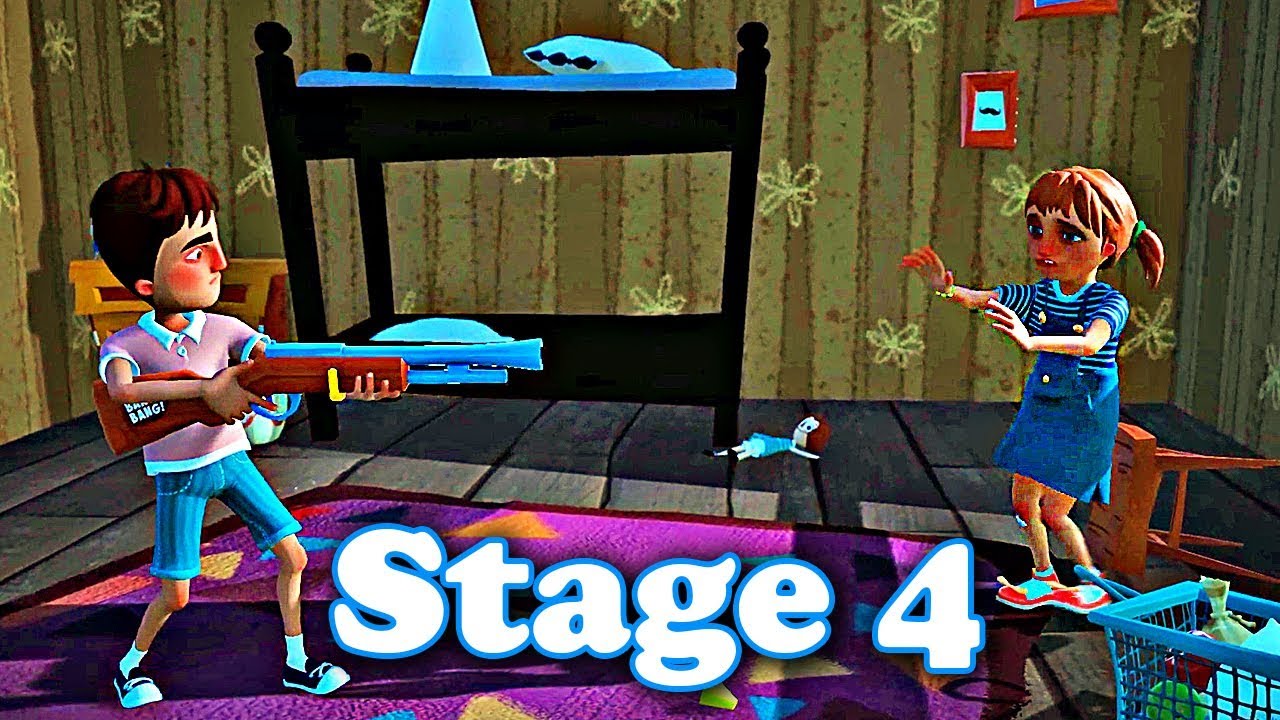 HELLO NEIGHBOR: Hide & Seek - Stage 4 Walkthrough | ALL Brains Locations