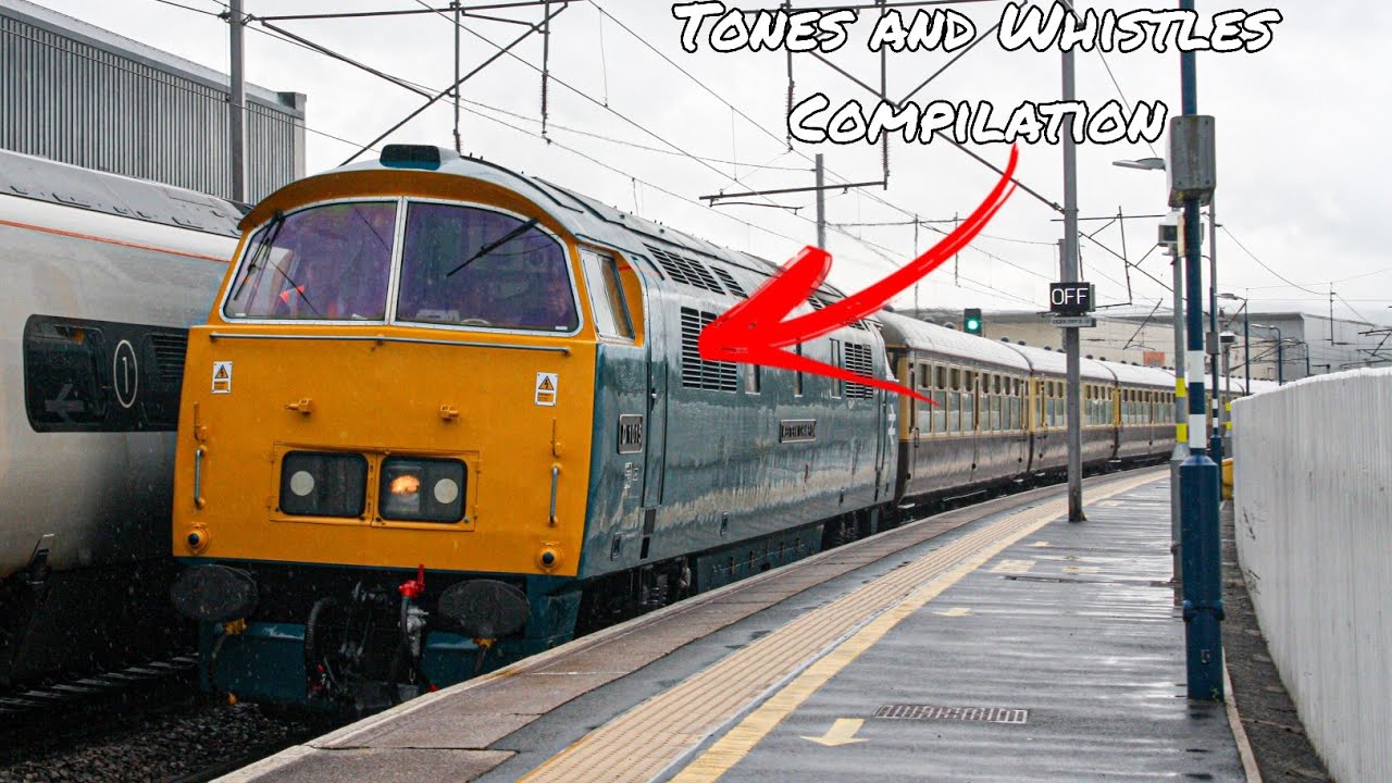 Train Horns and Steam Whistles Across the UK!