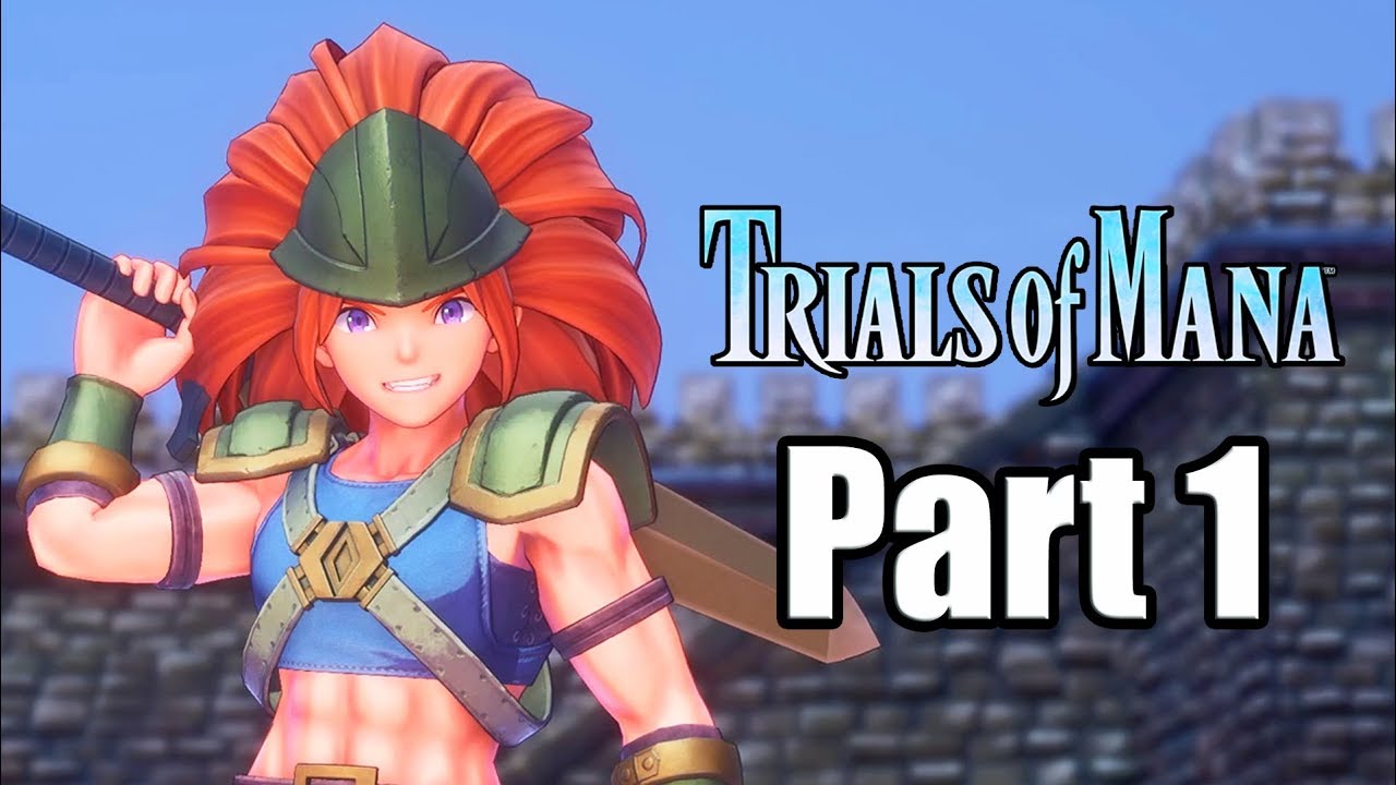 TRIALS OF MANA REMAKE Gameplay Walkthrough Part 1 - Meet Duran, Angela, & Reisz [PS4 Pro]