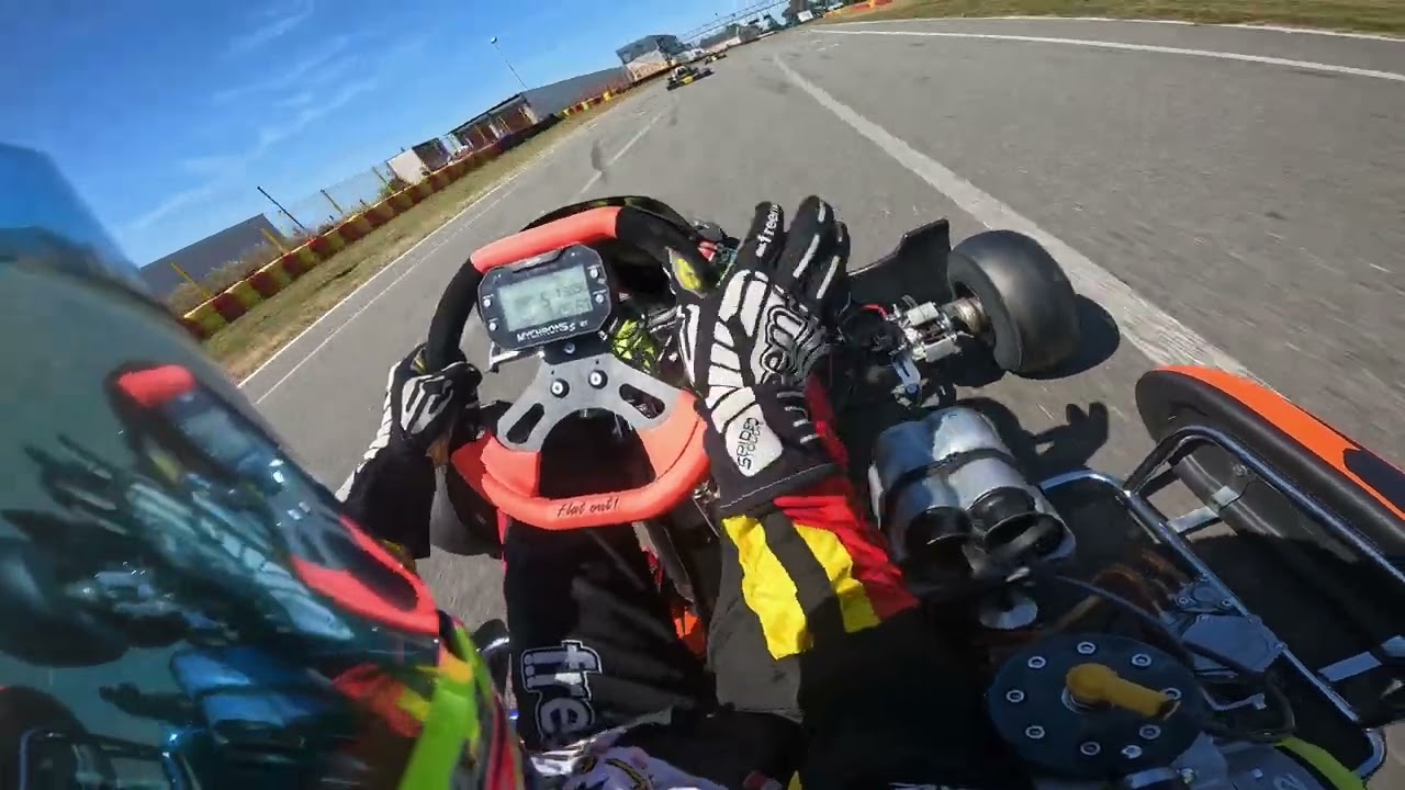 Roulage à Laval le 10/08/24 en KZ2 master