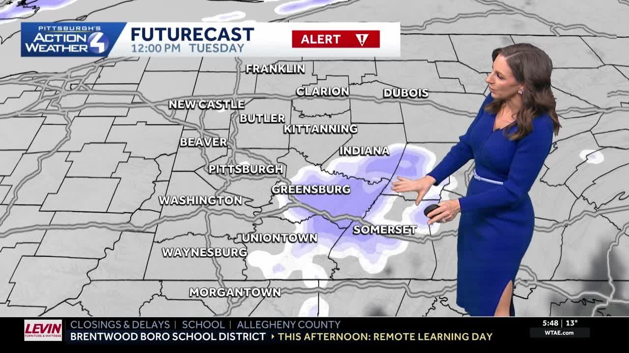 Alert Day: Lingering Flakes & Sub-Zero Wind Chills