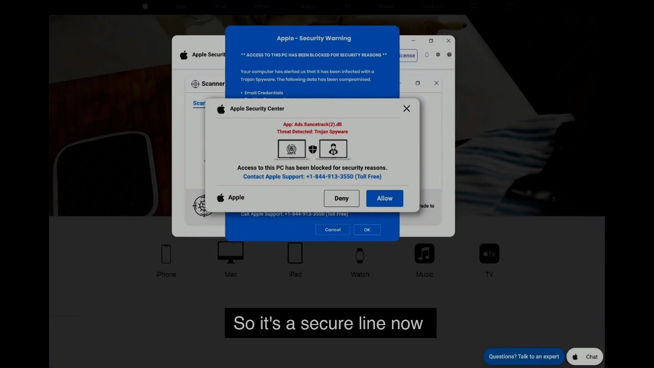 Calling Apple Support