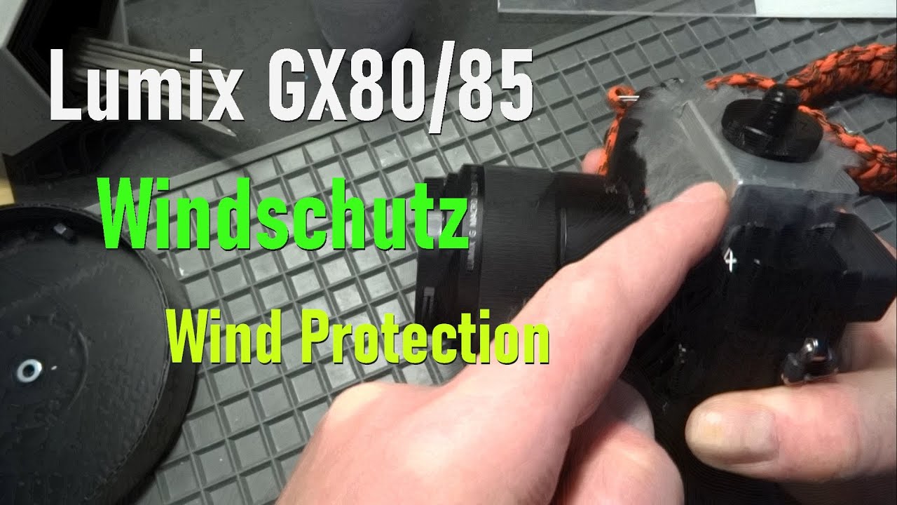 Lumix GX80/85 Mikrofon Windschutz selber machen - DIY Mic windbreaker