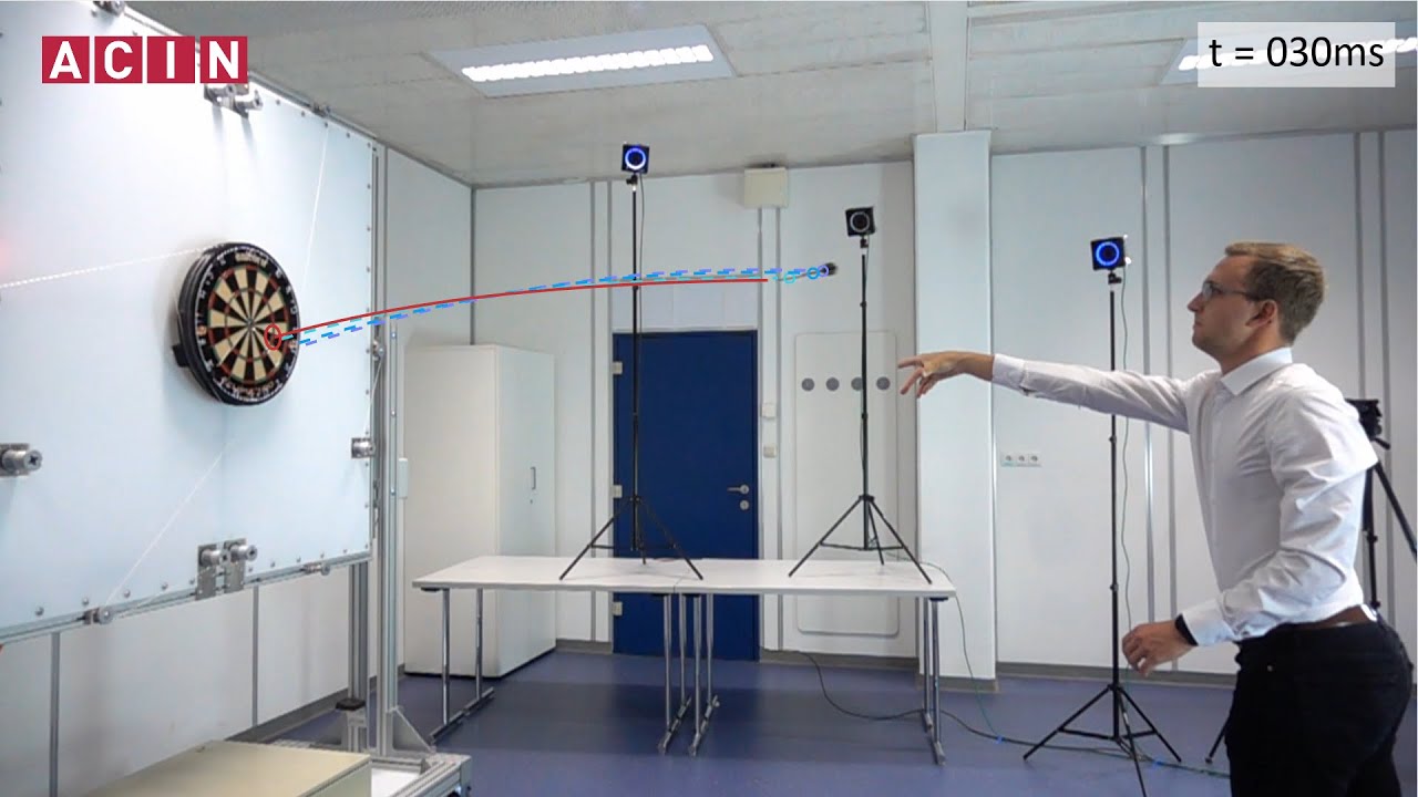 How engineers play darts: A cable-driven dart robot
