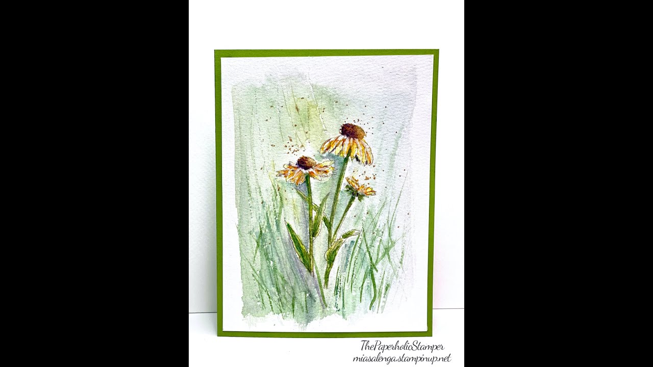 Stampin’Up! Watercolor Pencil Techniques Nature’s Harvest