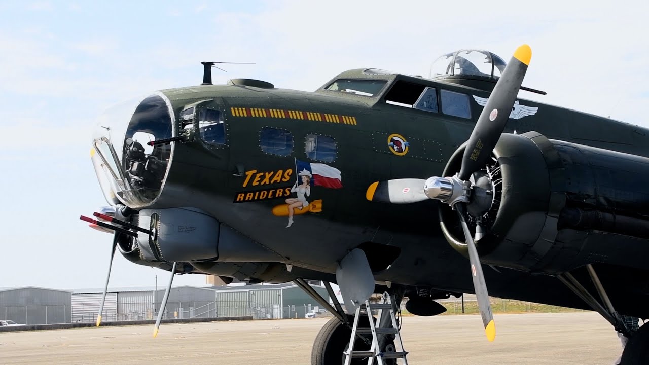 Texas Raiders B-17 Flying Fortress of the Commemorative Air Force Sponsored by the Big Easy Wing