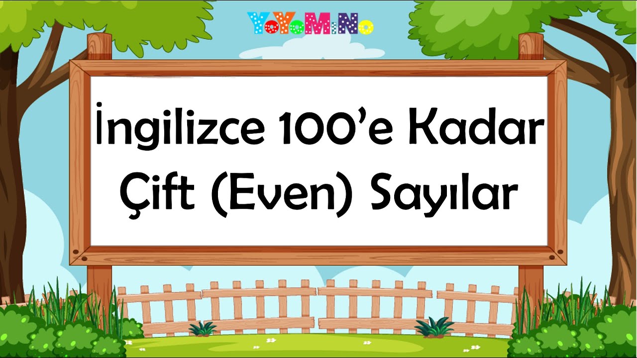 İngilizce Çift Sayılar | İngilizce Çift Sayılar İle 100'e Kadar Sayma | 0 - 100 | Mino Öğretiyor