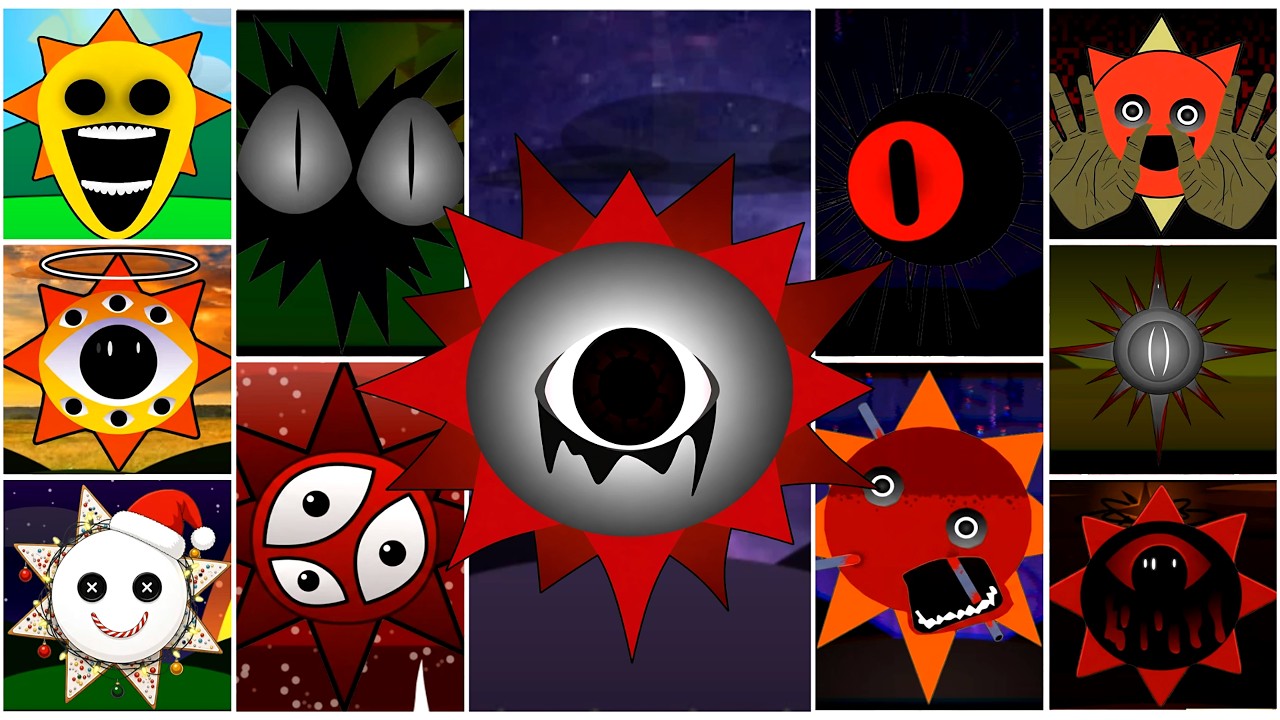 My Sprunki OC: ALL Mr.Sun mod new update ( From GMOD ) | Phase 1 to Phase New 44