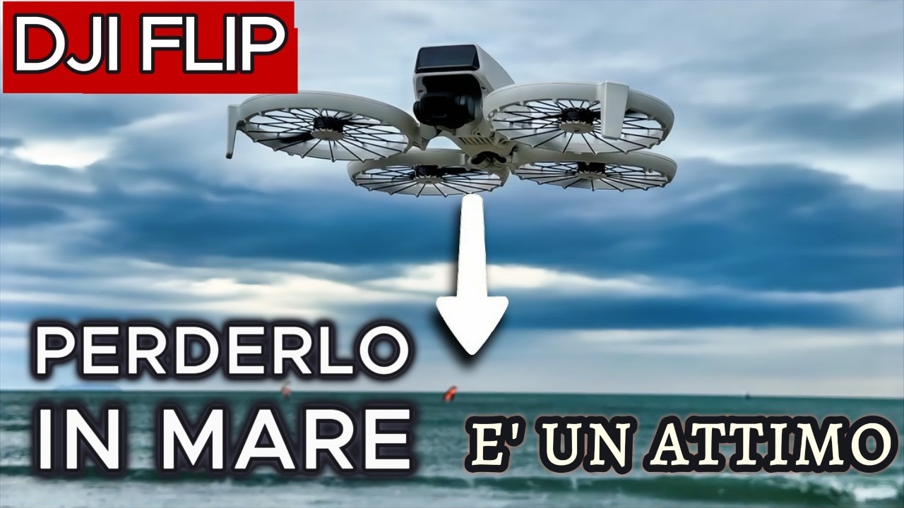 DJI FLIP -  ⚠️ A.T.T.E.N.Z.I.O.N.E. al VENTO forte CON questo DRONE #djiflip