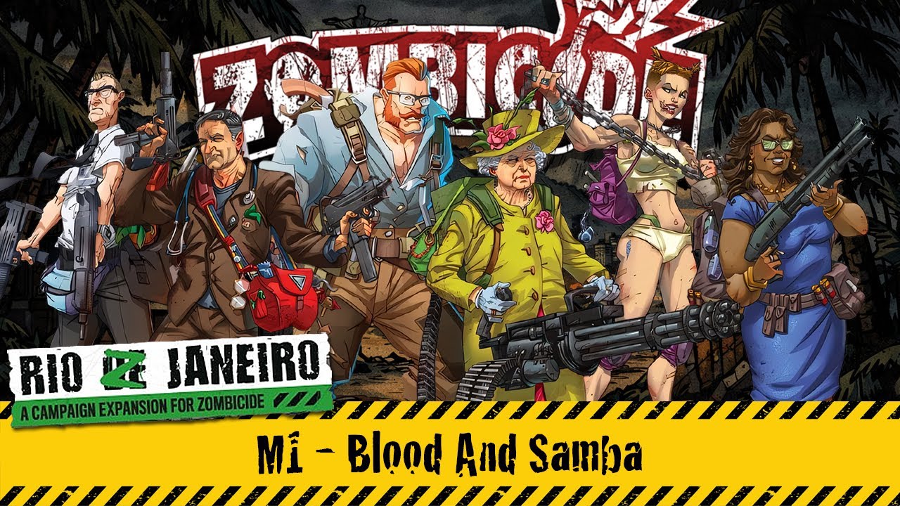 Zombicide 2nd Edition: Rio Z Janeiro Campaign (Mission M1) Board Game Gameplay