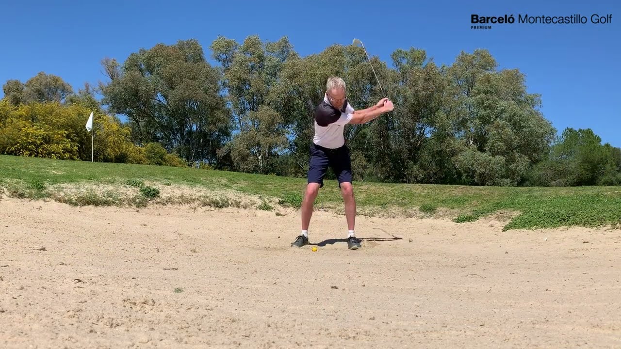 Niclas svingar Montecastillo & Sherry Golf Jerez, Spanien - mars 2023
