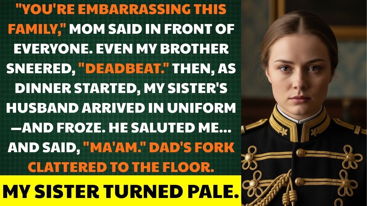 Family Called Me a Deadbeat—Then My Sister's Husband, a Highly Decorated Navy Officer, Saluted Me
