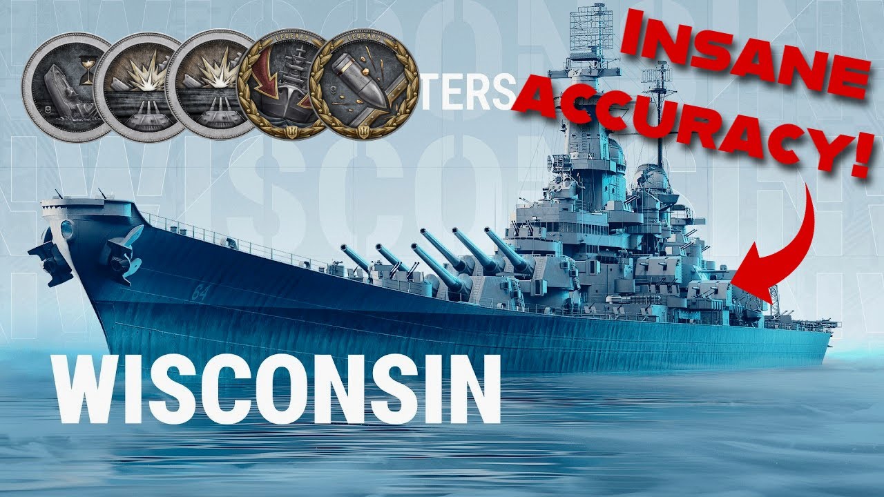 USS Wisconsin first look! - The most accurate Battleship in World of Warships Legends?!