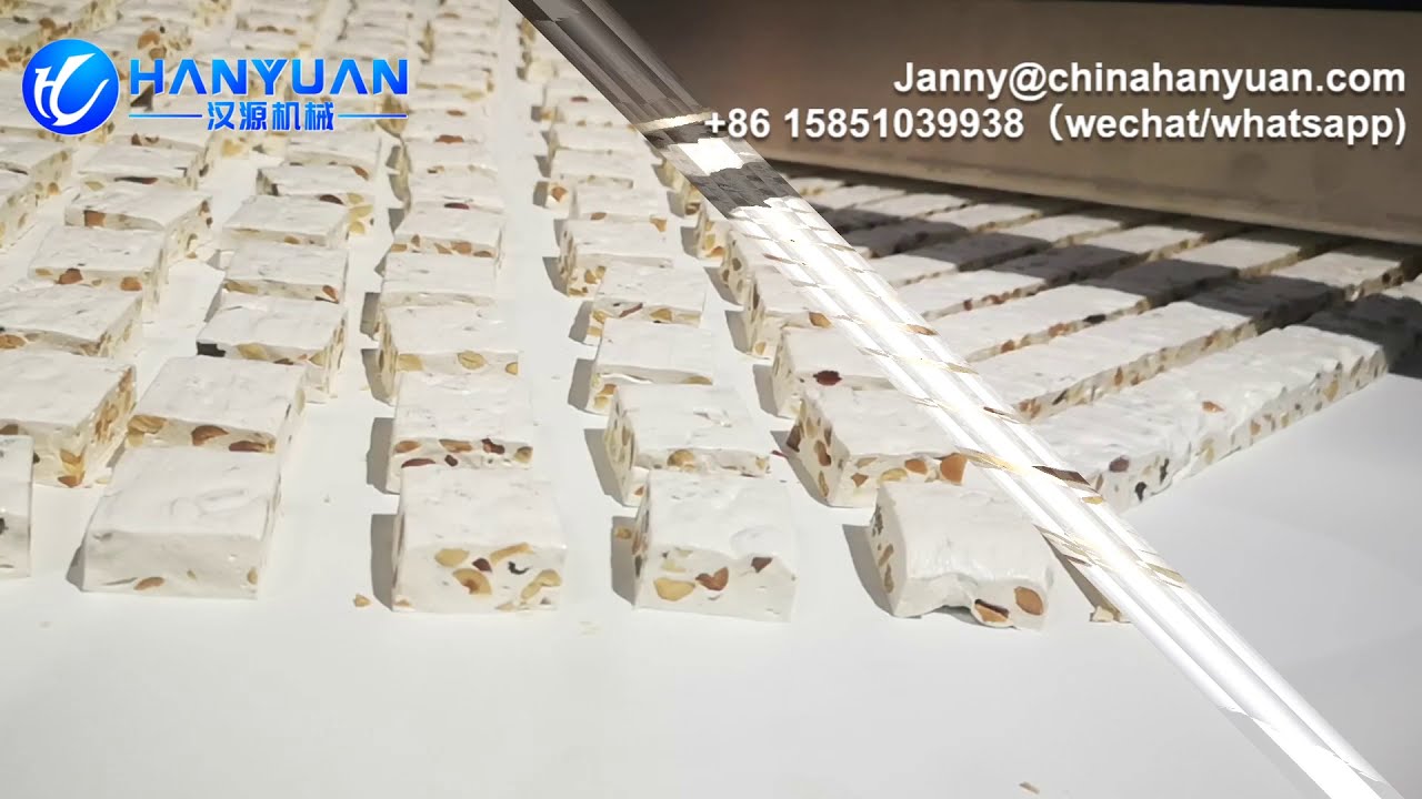 Automatic Nougat Bar Production Line|Nougat Bar Making Machine|Nougat Candy Cutting Machine