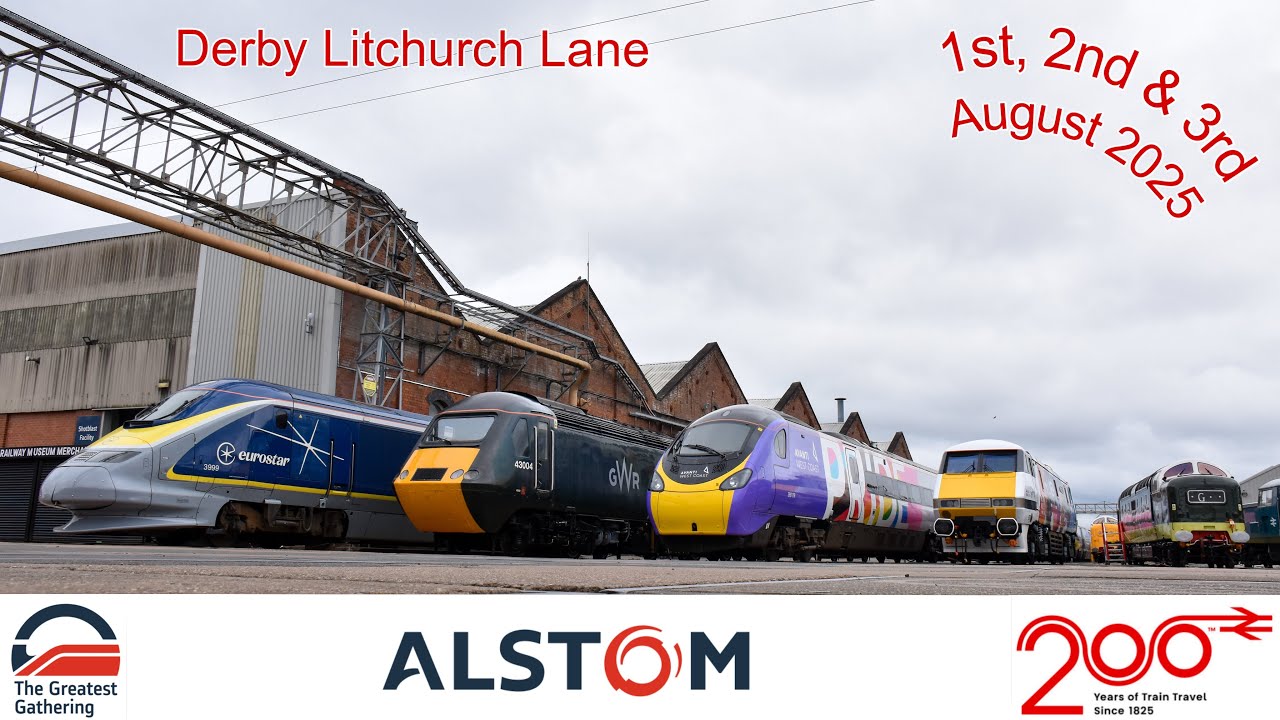 The Greatest Gathering, UK largest display of rolling Stock to celebrate 200 Years of Train Travel