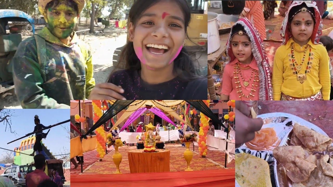 Dosto ape gaya bhai k sath Lohari jatu mela me vha khali holi full kra enjoy 🥳😊
