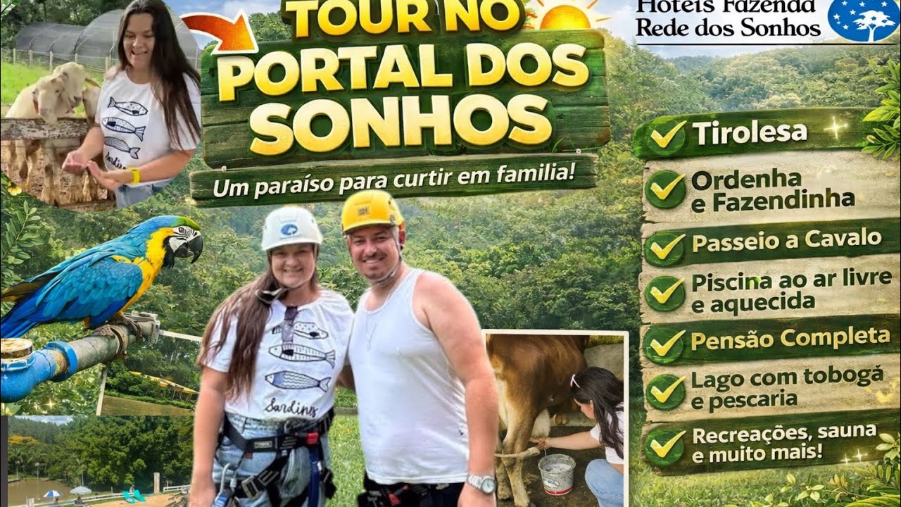 Tour hotel fazenda portal dos sonhos /Socorro-SP