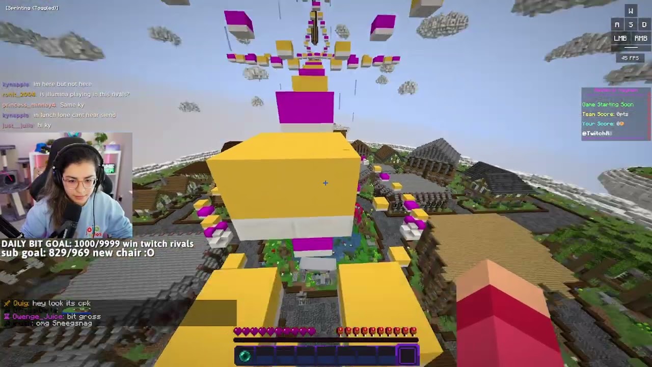 Minecraft Twitch Rivals w/ Kara, Quig & jvckk