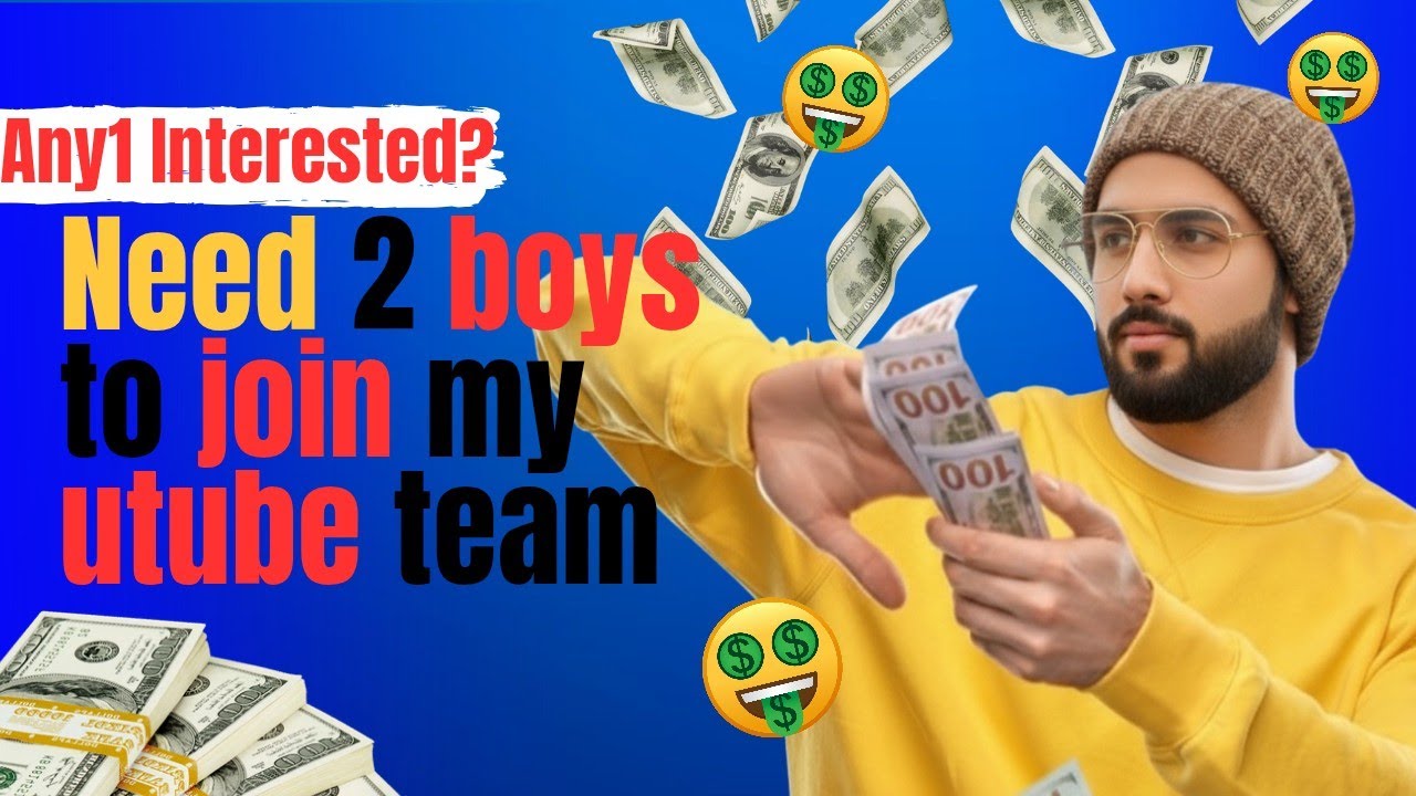 Need 2 Boys To Join My YouTube Team | Anyone Interested ? 🤩 || @MusadikVlogs13 