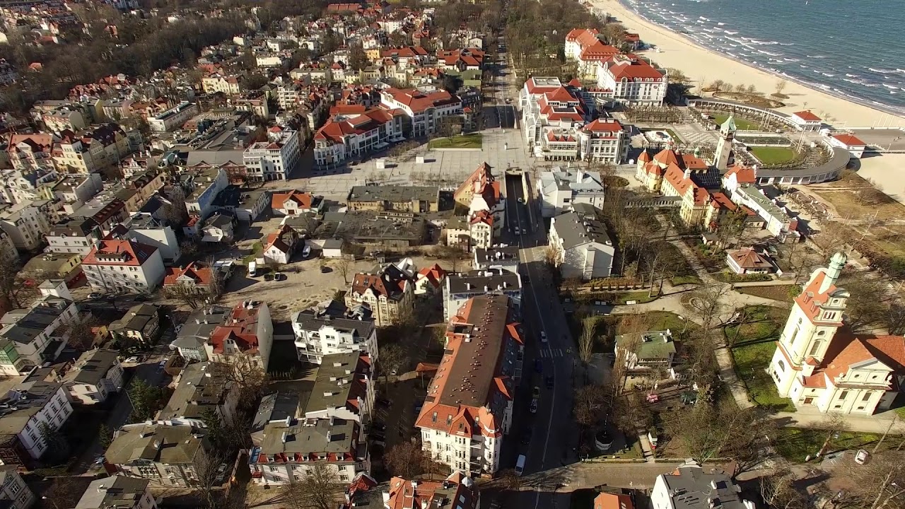 Sopot by air via Phantom Pro 3 drone