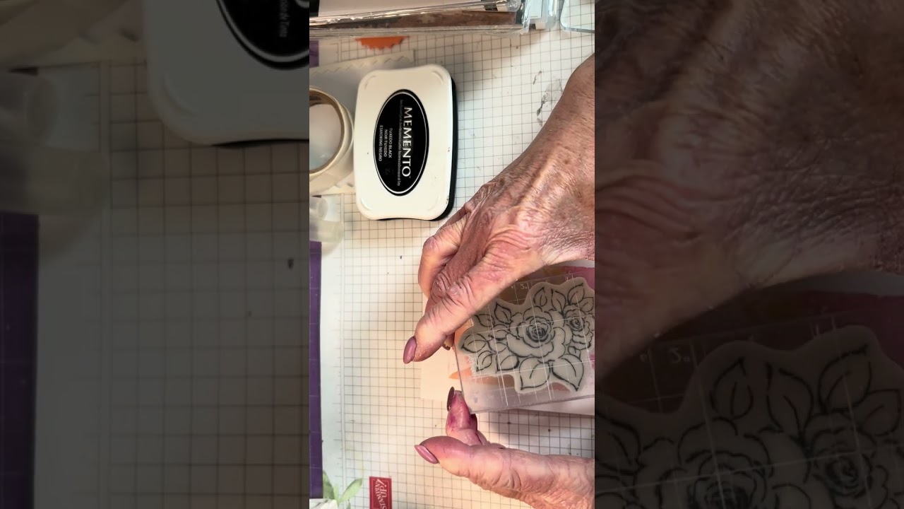 Stampin Up! Ink Block Technique 