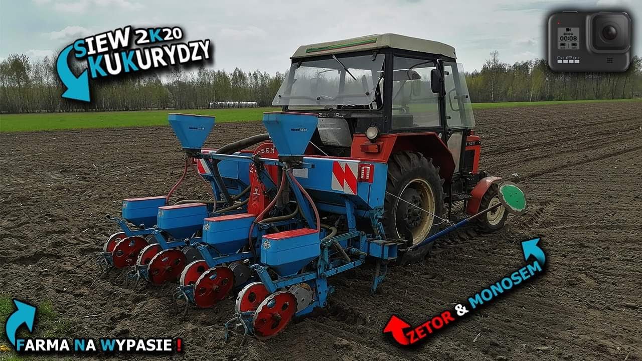 SIEW KUKURYDZY 2020 🚜 zetor 5211 & monosem
