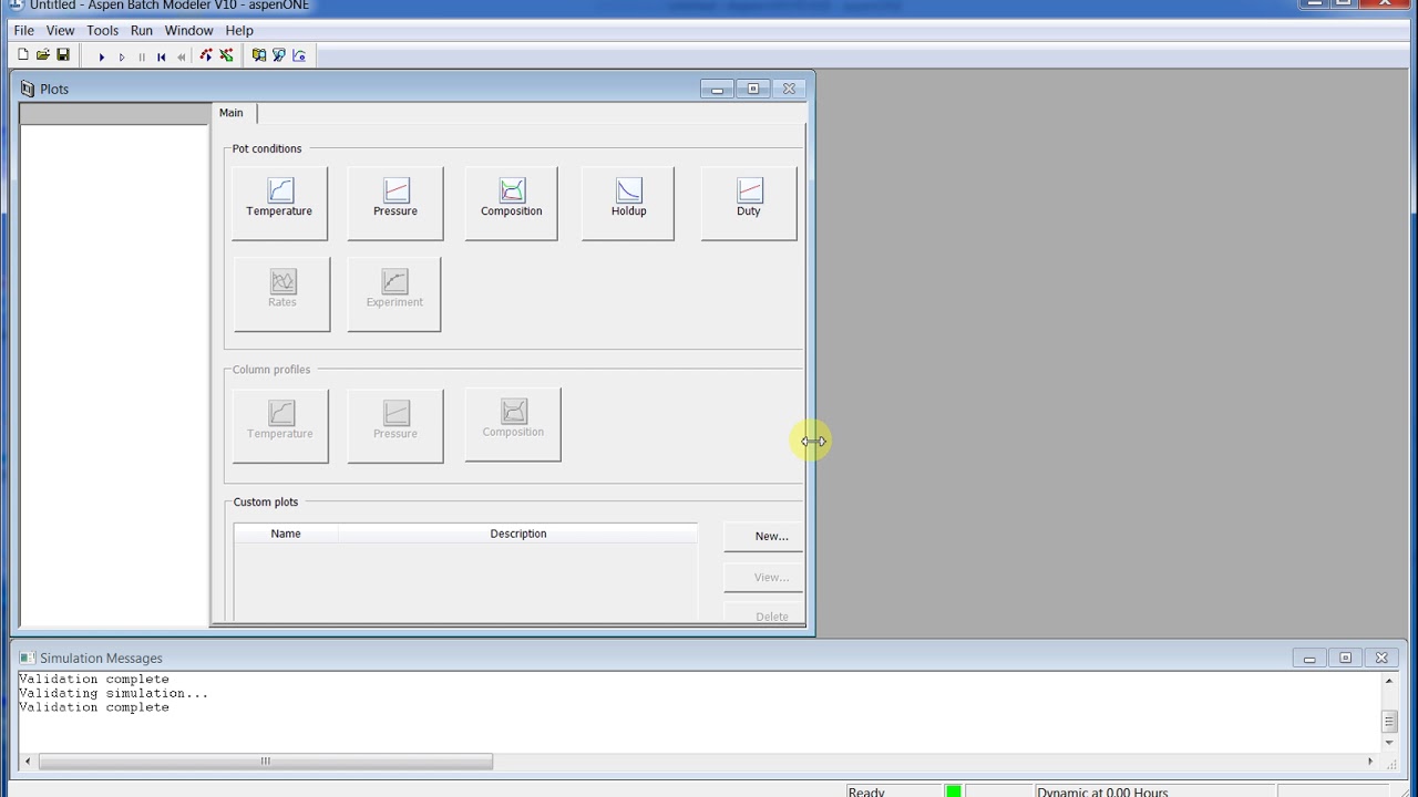 Aspen Batch Modeler - Destilaci&oacute;n Batch