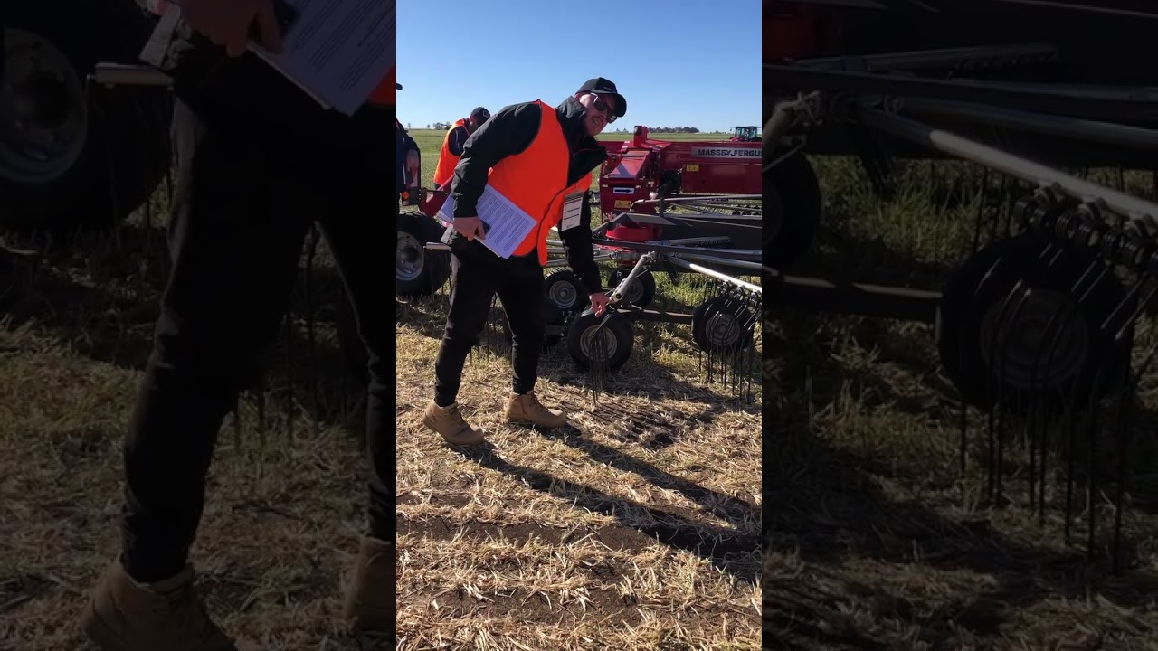 Massey Ferguson RK 662 TRC Rotary Rake Run Through