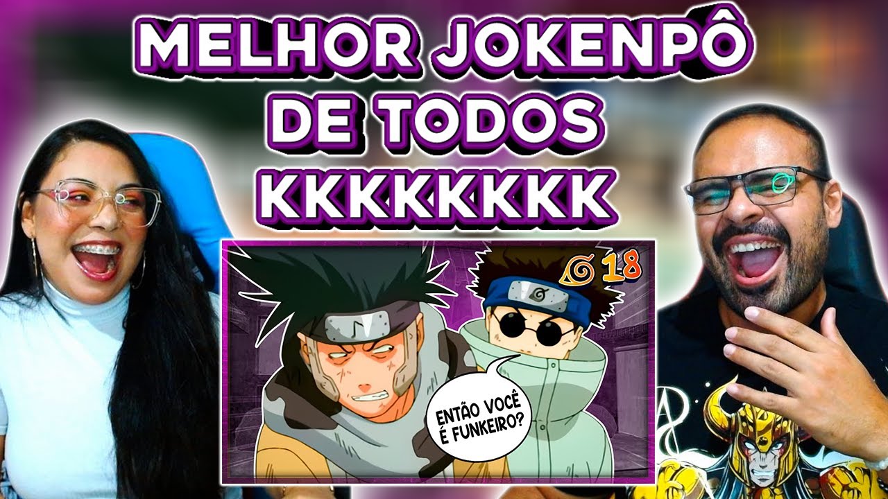REACT EM CASAL Malandragem Ninja: EPISÓDIO 18 - SHINO VS MC ZAZA!