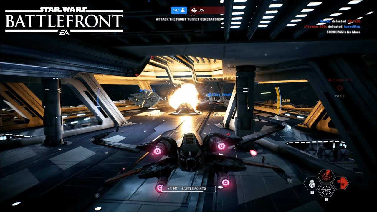 Star Wars Battlefront 2: Starfighter Assault Gameplay | Unknown Regions