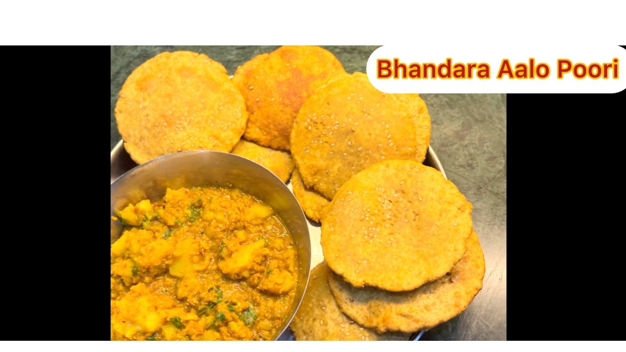 Bhandara Aalo Poori #aaloo #bhandara #healthyrecipes #poori #indianfood #sabzi 
