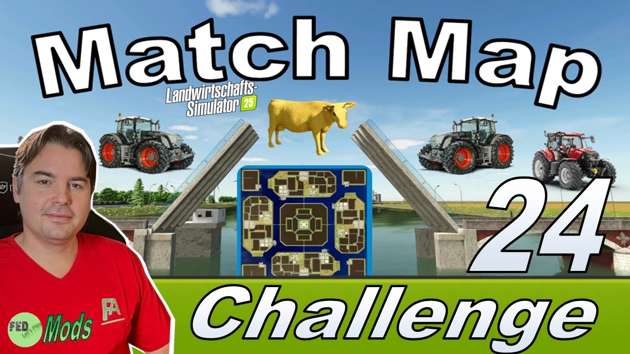 LS25 Match Map Challenge #24 Vor dem nächsten Monat möglichst viel ansähen #ls25 #fs25