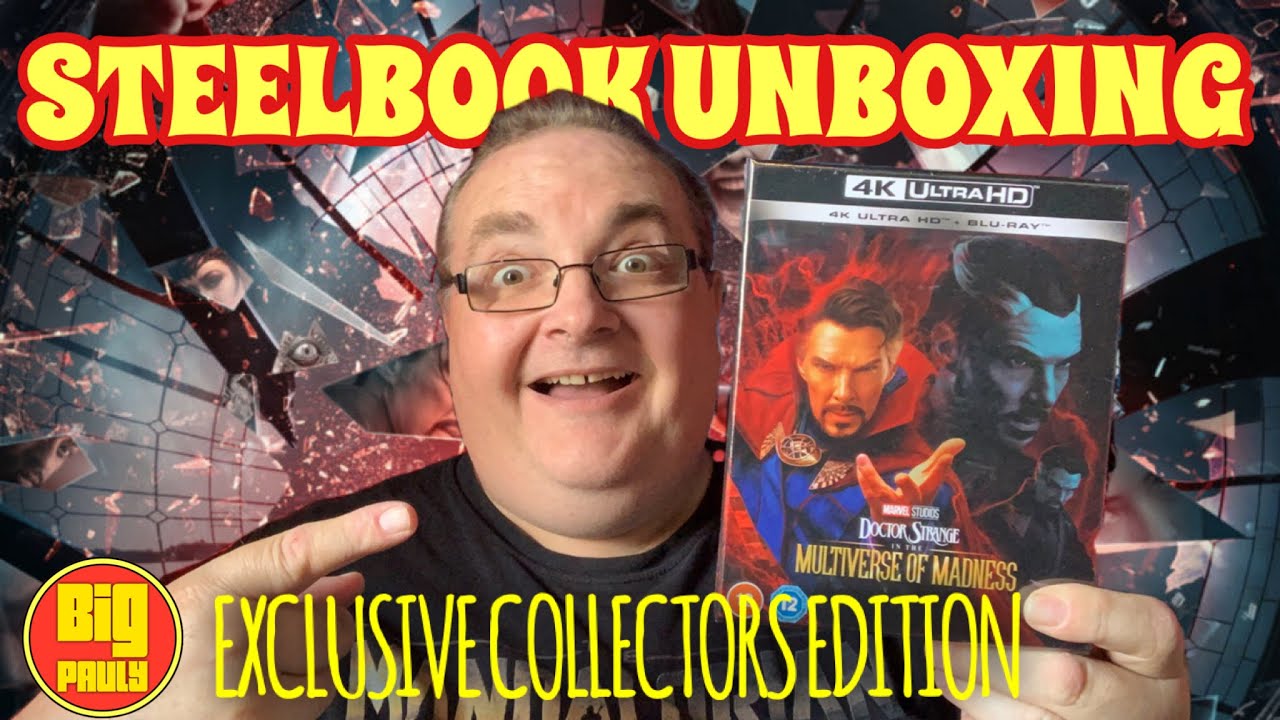 Doctor Strange in the Multiverse of Madness ZAVVI Exclusive 4K Collectors Ed. Steelbook Unboxing