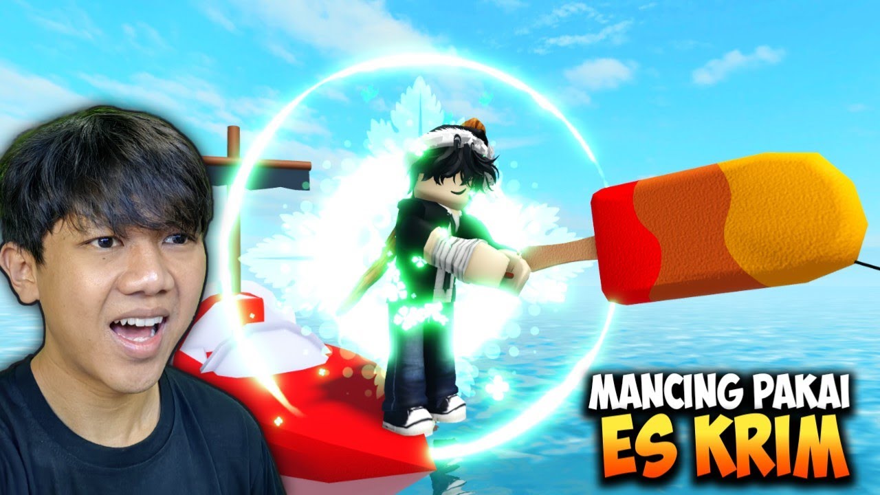 Aku Mancing Ikan Monster Pakai Es Krim | Roblox Go Fishing