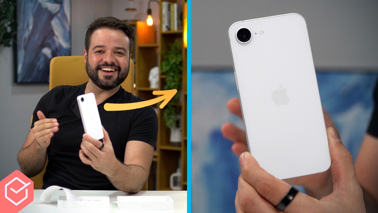 CHEGOU o meu IPHONE 16E!! // e tem UMA INFORMAÇÃO que MUDA TUDO!