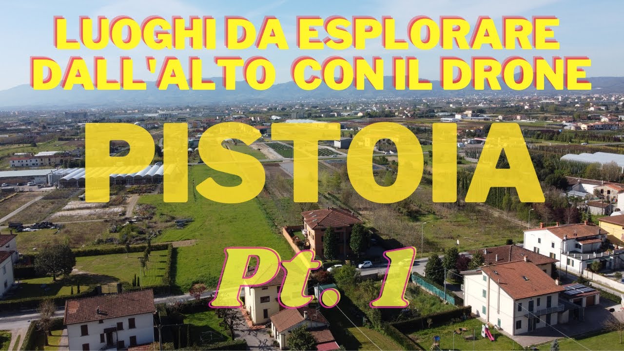 Primo Volo su PISTOIA con il DRONE! Primo Video su Pistoia con il mio nuovo Drone!