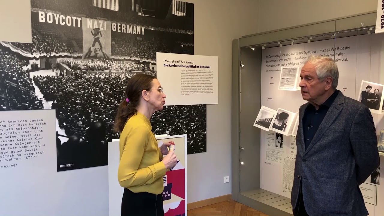 Frido Mann & Erika Mann in Amerika: Lecturer über Demokratie - Monacensia | 3/5