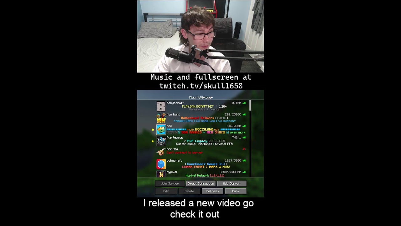 Minecraft Mcmanhunt with viewers