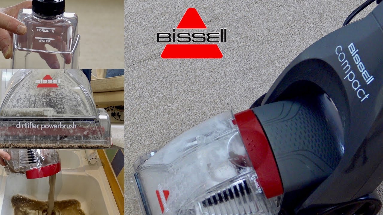 Bissell InstaClean 48X4E Compact Carpet Washer Demonstration