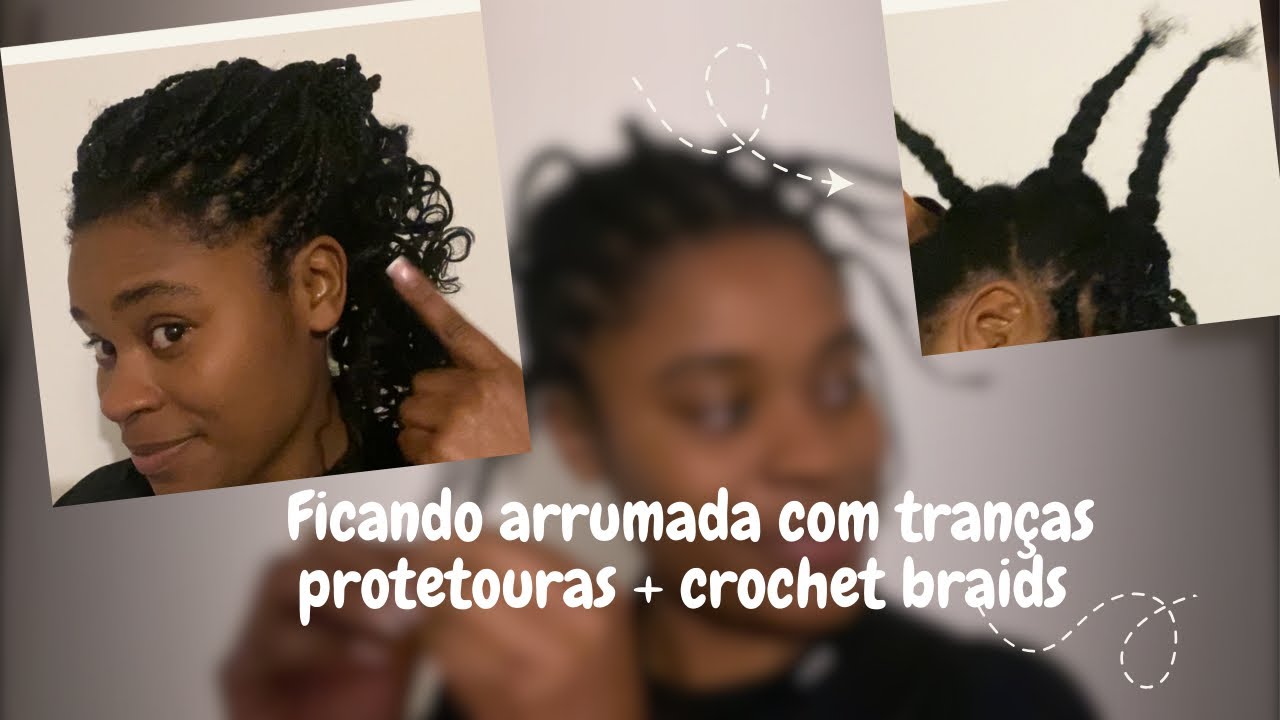 Ficando Arrumada Sem Encher A Cabeça De Postiço E Tendo Trança Protetoura De Base.