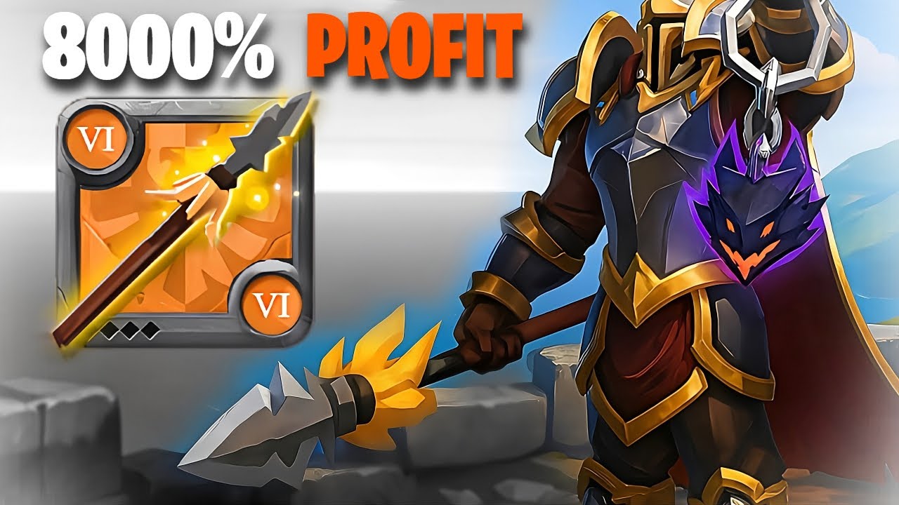 8000% Profit with an 230K BUILD | Heron Spear Solo PVP | Albion Online