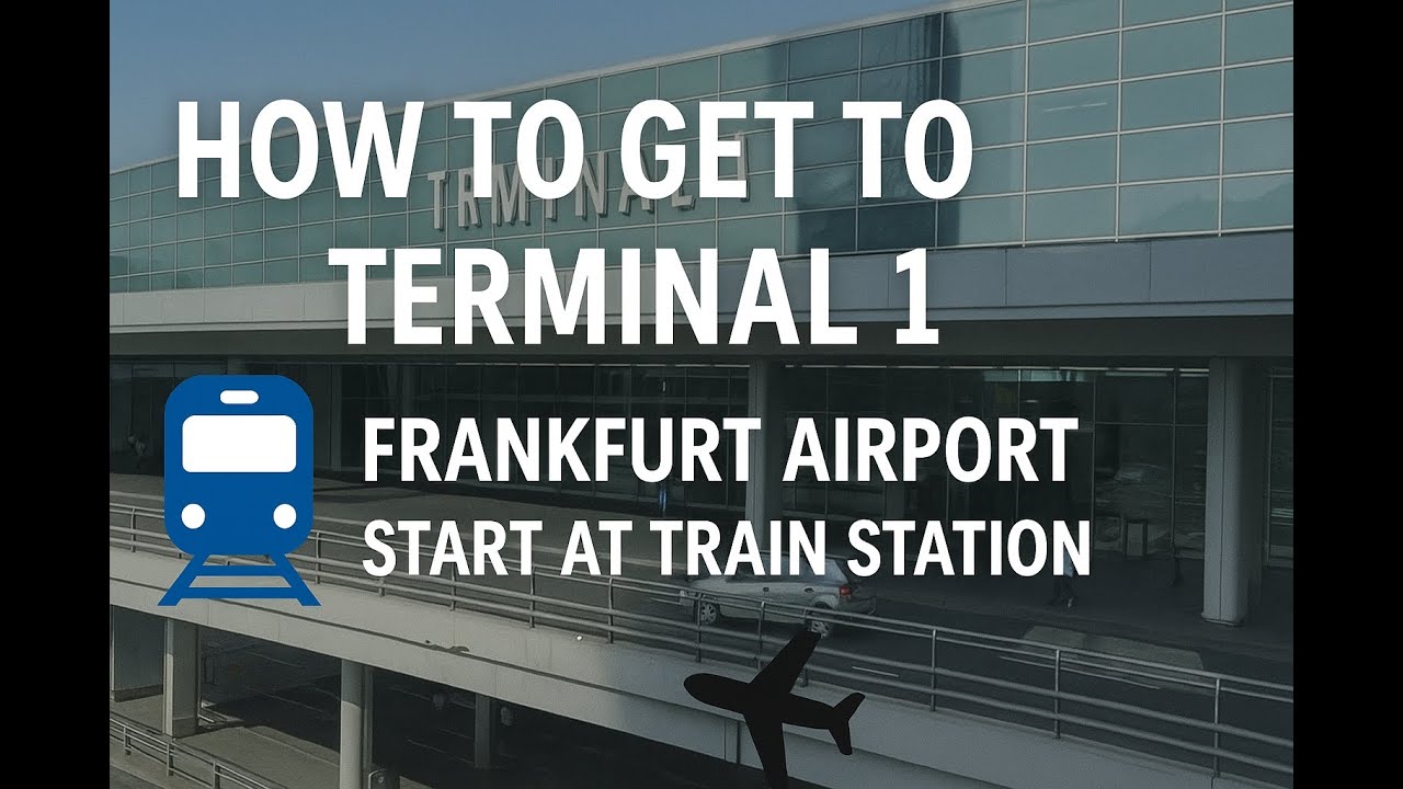 How to Get from Train Station (Fernbahnhof) to Terminal 1 | Frankfurt Airport Guide