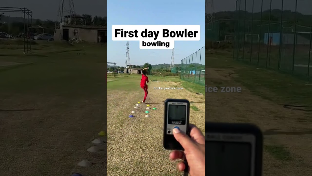First day Bowlers in cricket academy 💯 #shorts #shortsfeed