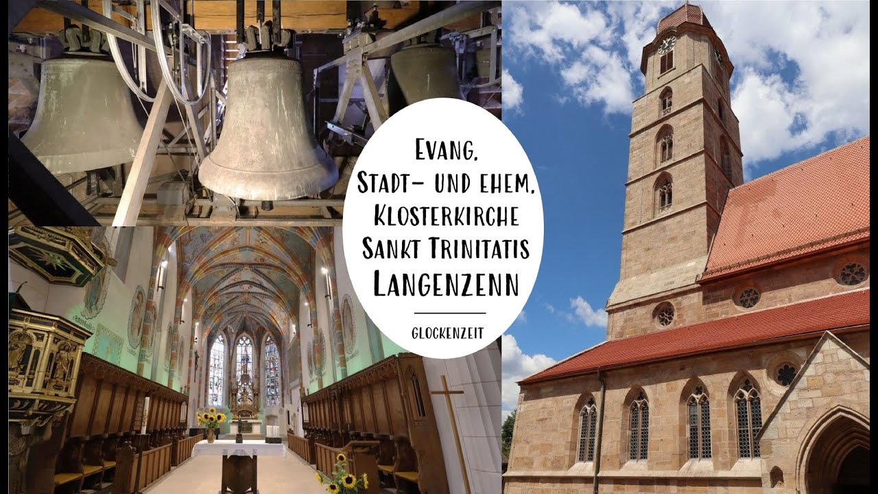 Langenzenn (FÜ) Glocken der evang.-luth. Stadt- und ehem. Klosterkirche (Turmaufnahme)