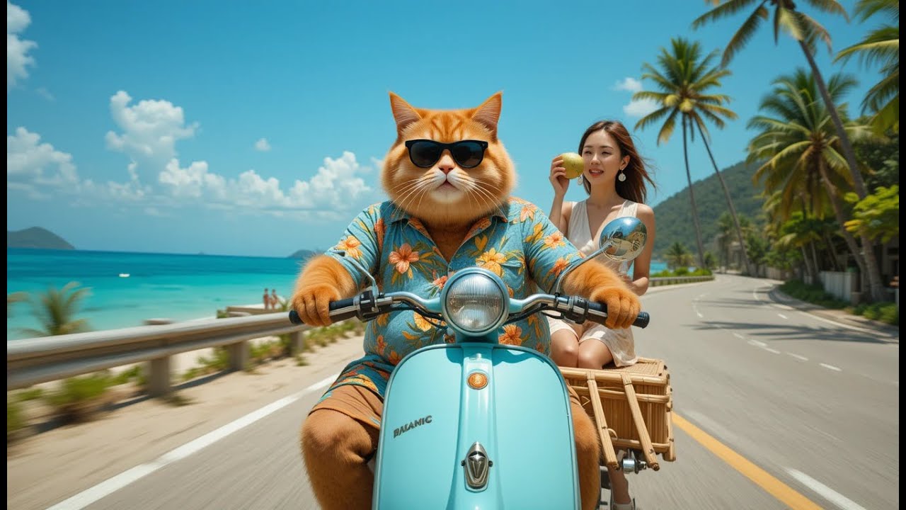 The Fat Chubby Cat’s Ultimate Motorcycle Adventure with Beautiful Girl  