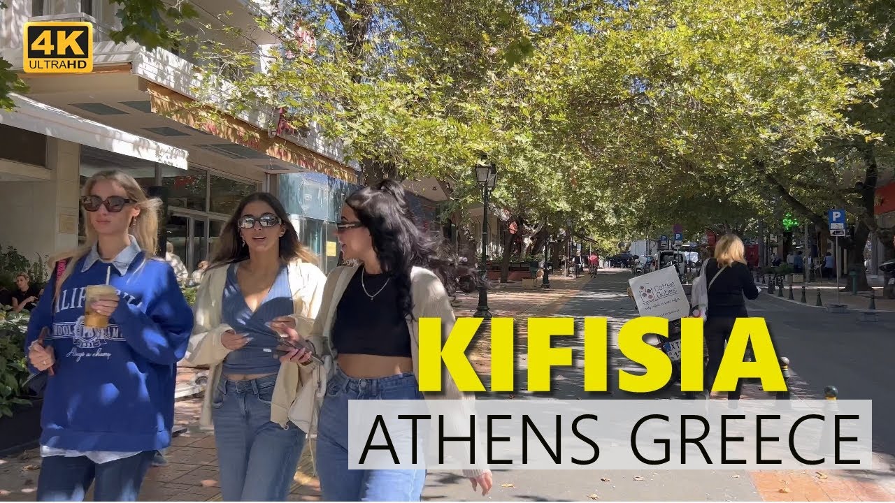 KIFISIA ATHENS GREECE WALKING TOUR 2022 - WORLD TOUR