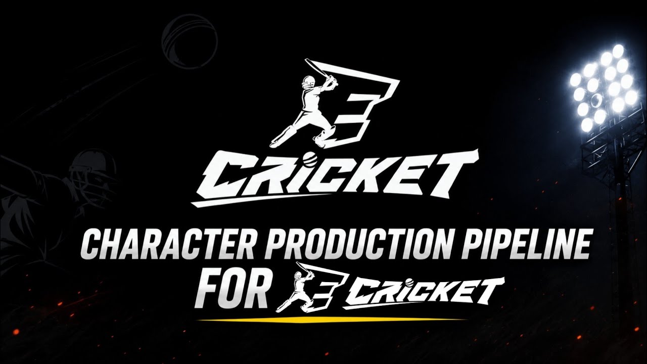 E-Cricket: Official Character Development Pipeline Reveal (Sai Sudarshan)