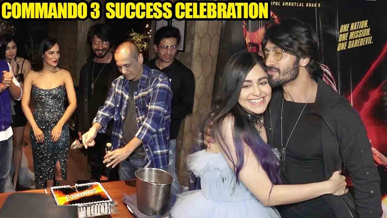 Vidyut Jammwal's Commando 3 Movie Graand SUCC€SS Celebration Bash Wid Adah Sharma & Others